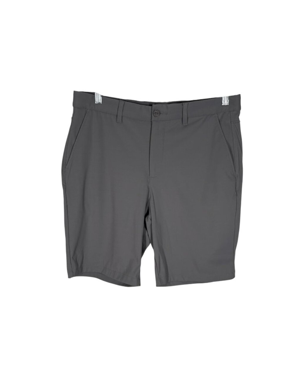 Graham Luxe Men Size 34 Dark Grey Pockets Stretch Performance Golf Trace Shorts